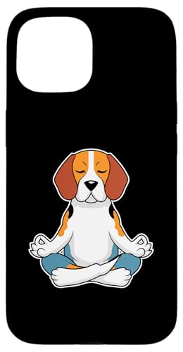 Hülle für iPhone 15 Meditierender Beagle-Hund von Animal Pet Beagles Beagle Dog Lover Gifts