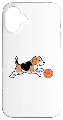 Hülle für iPhone 16 Plus Beagle spielt Basketball Beagles Hund von Animal Pet Beagles Beagle Dog Lover Gifts