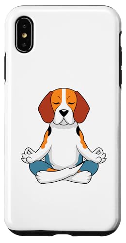 Hülle für iPhone XS Max Meditierender Beagle-Hund von Animal Pet Beagles Beagle Dog Lover Gifts