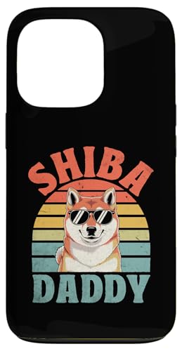 Hülle für iPhone 13 Pro Shiba Daddy Hundebesitzer Welpe Shibas von Animal Pet Shiba Inu Dog Lover Gifts