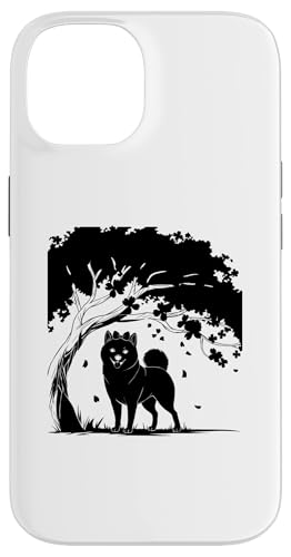 Hülle für iPhone 14 Shiba Inu Kirschblütenbaum Hundebesitzer Welpe Shibas von Animal Pet Shiba Inu Dog Lover Gifts