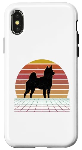 Hülle für iPhone X/XS Retro Shiba Inu Hundebesitzer Welpe Shibas von Animal Pet Shiba Inu Dog Lover Gifts