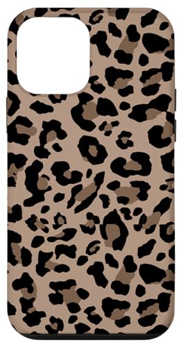 Hülle für iPhone 12 mini Leopardenmuster stilvolles Gepardenmuster braun neutral beige von Animal Print Cute And Fun