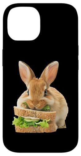 Hülle für iPhone 14 Kaninchen-Sandwich von Animal Sandwich Design