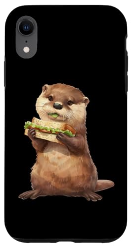 Hülle für iPhone XR Otter-Sandwich von Animal Sandwich Design