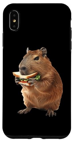 Hülle für iPhone XS Max Capybara-Sandwich von Animal Sandwich Design