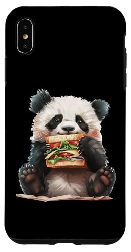 Hülle für iPhone XS Max Panda-Sandwich von Animal Sandwich Design