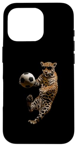 Hülle für iPhone 16 Pro Jaguar-Fußball von Animal Soccer Design