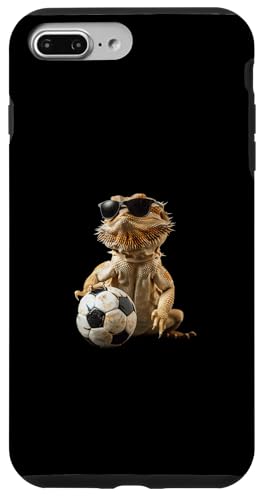 Hülle für iPhone 7 Plus/8 Plus Bartdrache Fußball von Animal Soccer Design