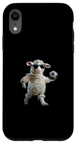 Hülle für iPhone XR Schaf-Fußball von Animal Soccer Design