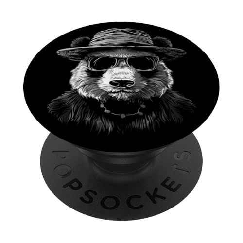 Panda Sonnenbrille PopSockets Klebender PopGrip von Animal Sunglasses Design