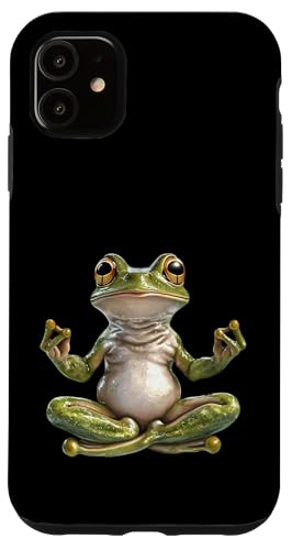 Hülle für iPhone 11 Frosch Yoga von Animal Yoga Design