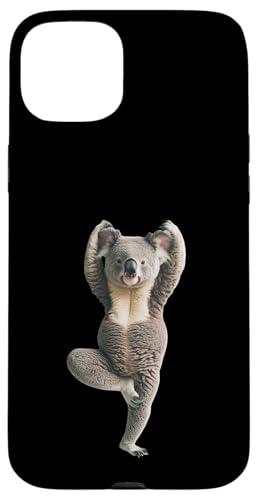 Hülle für iPhone 15 Plus Koala-Yoga von Animal Yoga Design