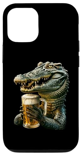 Hülle für iPhone 12/12 Pro Krokodilbier von Animals Beer Design