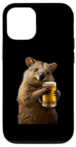 Hülle für iPhone 12/12 Pro Quokka Bier von Animals Beer Design