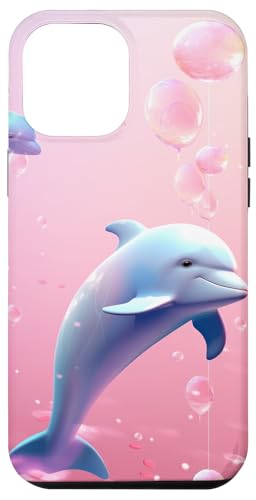 Hülle für iPhone 13 Pro Max Delphin Tier Fisch Ballon von Animals Cartoon Pattern Lovers