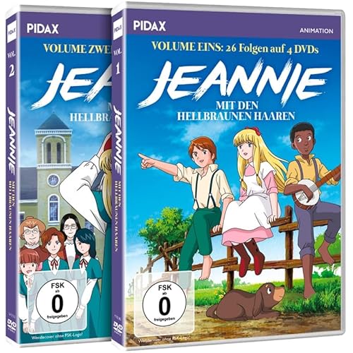 Jeannie mit den hellbraunen Haaren - Berührender Coming-of-Age Anime Klassiker / Die komplette 5-teilige Animeserie (Pidax Animation) von Animation Movies