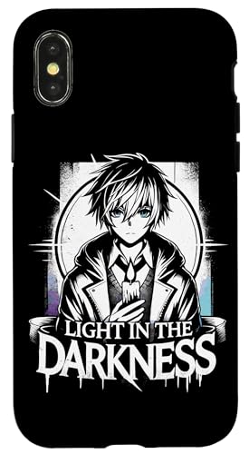 Hülle für iPhone X/XS Dark Vibes Anime-Kultur Moody Gothic Ästhetischer Anime von Anime Emo Otaku Kawaii Manga Goth Alternative