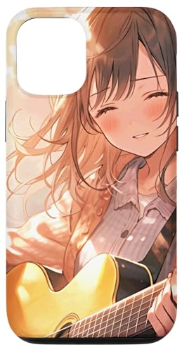 Hülle für iPhone 14 Anime-Manga-Gitarristin von Anime Manga Style