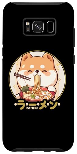 Hülle für Galaxy S8+ Shiba Inu Loving Ramen Kawaii Neko Shiba Inu Ramen für Hunde von Anime Ramen Shiba Inu Kawaii Japanese Aesthetic