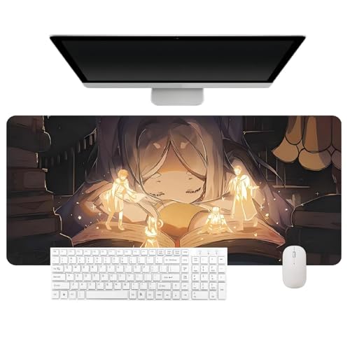 4 mm Verdickung. Anime Frieren: Beyond Journey's End Fern Mauspad, Tastaturpad, Büropad, 800 x 300 x 4 mm, HD-Druck, Naturkautschuk, gute Haptik von AnimeFans