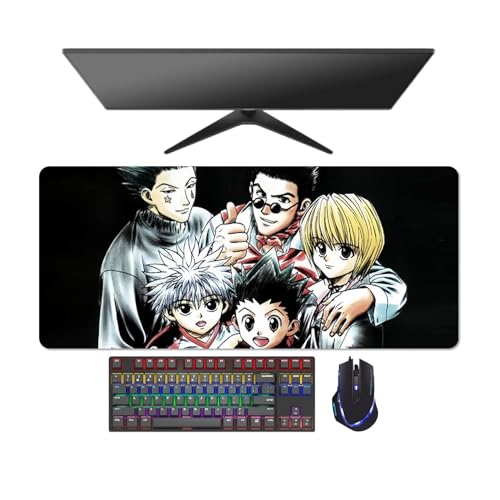 4 mm dick, Anime Hunter x Hunter Mauspad, 700 x 300 x 4 mm, wasserdicht, rutschfest, leicht zu waschen von AnimeFans