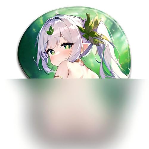 Genshin Impact Nahida Kamizato Ayaka Fulina Raiden Shogun Yae Miko 3D Ergonomisches Mauspad Handgelenkauflage Animation Silikon Maus Mauspad Gaming Pad von AnimeFans