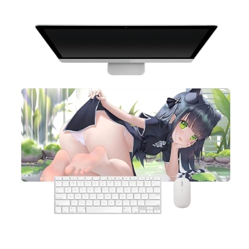 Kamizato Ayaka Mauspad, 4 mm dick, sexy Anime-Socken, Bademoden, 700 x 300 x 4 mm, HD-Druck, Naturkautschuk, gute Haptik von AnimeFans