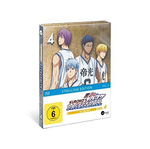 Kuroko’s Basketball Season 3 Volume 4 (Steelcase Edition) [Blu-ray] von Animoon Publishing (Rough Trade Distribution)