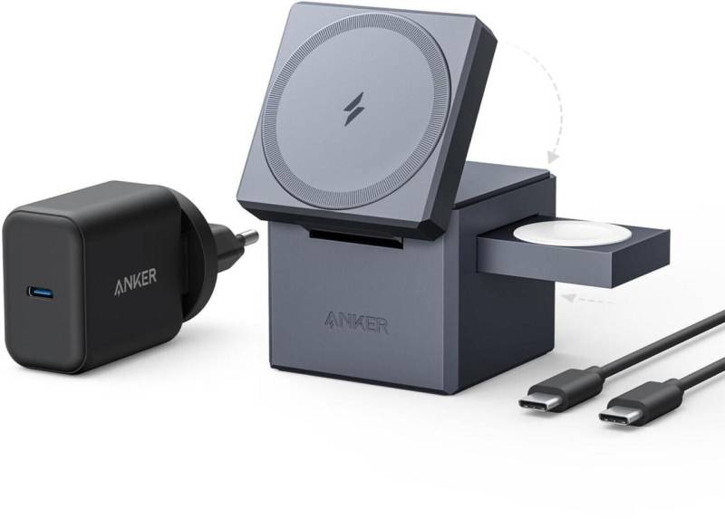 Anker 3-in-1 Cube mit MagSafe Ladestation von Anker