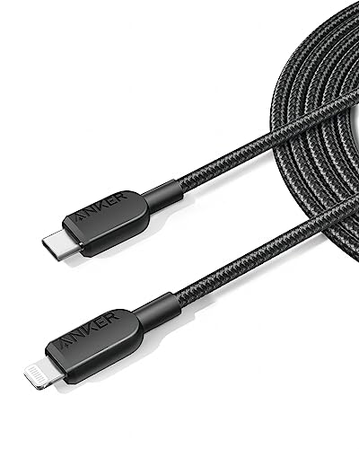 Anker USB C auf Lightning Kabel, 310 USB-C auf Lightning Ladekabel (300cm), MFi zertifiziert, Schnellladekabel für iPhone 14 Plus 14 14 Pro Max 13 13 Pro 12 11 X XS XR von Anker