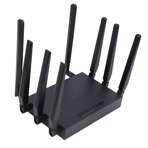 5G CPE WiFi 6 Router, 1000 Mbit/s Plug in SIM Karten Router, Full Band Gigabit Dualband 2,4G+5,8G WiFi 6 Router mit SIM Kartensteckplatz mit Gigabit Ethernet (EU-Stecker) von Annadue