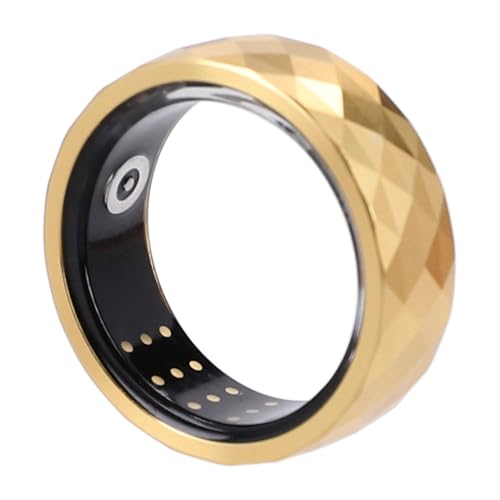 Annadue Fitness Tracker Ring, Multifunktionaler Schrittzähl Smart Ring, Gesundheits Tracker, IP68 Wasserdichter Staubdichter Gesundheitsring mit APP Steuerung für Männer und Frauen (20#) von Annadue