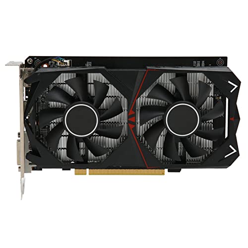 Annadue GTX960 4 GB GDDR5 128-Bit-Gaming-Grafikkarte, GPU-Grafikkarte mit Zwei Lüftern und PCI Express 3.0 X16, DP, HDMI, DVI von Annadue