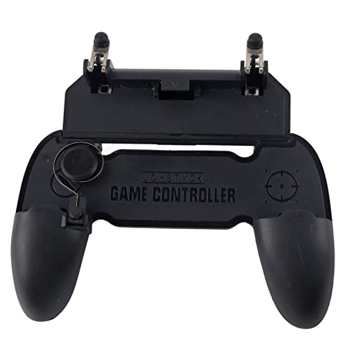 Annadue Gamepad Controller für Smartphones, Ergonomisches Design, Kompakt und Tragbar mit Telefonhalter, PC + Metall, Schwarz, Umkehrbares Design, Präzise Steuerung. von Annadue