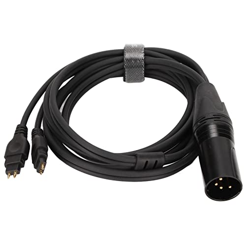 Annadue HiFi Kabel mit 4 poligem XLR Stecker, symmetrisch, kompatibel mit ennheiser HD650 HD600 HD580 HD660S HD58X HD565 HD545 HD535 HD6XX Kopfhörer, Ersatz Audio Upgrade Kabel von Annadue