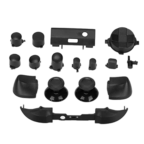 Annadue Komplettes Tastenset für Series, Dpad Bumper Trigger Buttons RT LT RB LB ABXY Buttons Ersatzknopf Reparaturset für Series X & S(Schwarz) von Annadue