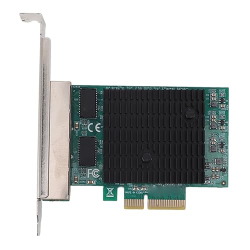 Annadue PCIe-Gigabit-Netzwerkkarte, 4-Port-2,5-G-Ethernet-Adapter für Desktop-PC, Realtek RTL8125B, IEEE1588v1, IEEE1588v2-Zeitsynchronisierung, für 8 10 11, von Annadue