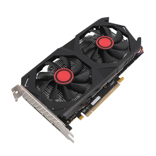 Annadue RX580-Grafikkarte, 8 GB GDDR5 256-Bit-PCIE-Grafikkarte mit Zwei Lüftern mit PCI Express 2.0 16X-Steckplatz, DirectX 11, PCIE-Gaming-Grafikkarte für Desktop-PC, PCIE 16X von Annadue