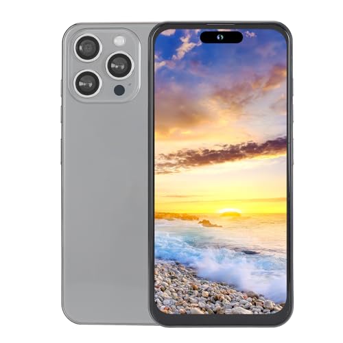 I14 Pro Max Smartphone, 6,7 Zoll IPS HD Bildschirm, 8 Kern Prozessor, Entsperrtes Mobiltelefon für Android 12, 8 GB, 256 GB, 16 MP, 32 MP Kamera, 4G Smartphone für ältere von Annadue