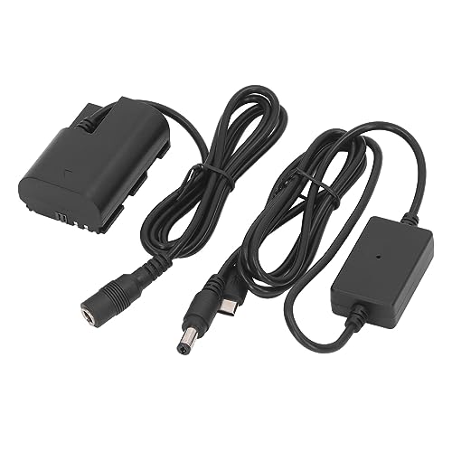 LP E6N Dummy Akku Ersatz mit Typ C Adapter, Akku für 5D IV 5D ILI 6D II von Annadue