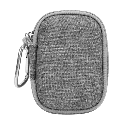 Schmutzabweisende Eva-Powerbank-Hartschalen-Tragetasche mit Wollinnenseite, Tragbare Ladegerät-Hartschalen-Aufbewahrungstasche für IWALK LinkPod, Nano und Charmast (Grey) von Annadue