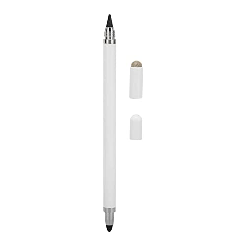 Stylus Stifte, 3 in 1 Universal Stylus mit Feiner Spitze für Tablet Mobiltelefone, Universeller Hochempfindlicher Touchscreen Stylus Stift mit 2 Faserspitzen Zum Schreiben und Zeichnen(Weiß) von Annadue