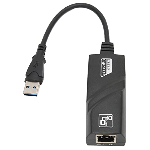 Tragbarer 1000 MBit/s USB-Ethernet-Adapter Konverter Ethernet-Adapter Schnelle Übertragung Stabiles Internet Kleine Kabelgebundene Gigabit-Internetkarte für, Mac OS, von Annadue