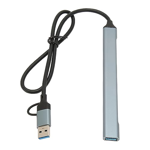 USB-C-Hub, 7-in-1-Typ-C-Dockingstation, USB 3.0-Hub, Bis zu 5 Gbit/s für Win XP, für Vista, für Win7 8 8.1 10, für OS X Laptop, für Linux von Annadue
