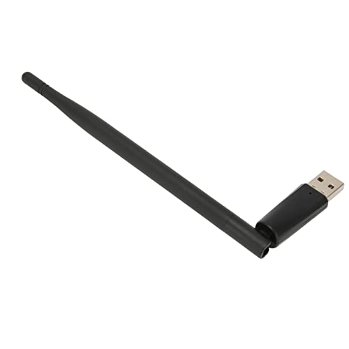 USB-WLAN-Adapter für Desktop-PC, 150 Mbit/S High-Speed-Übertragung, High-Gain-Antenne, Wireless-Adapter, USB 2.0, Drehbarer 7601-Wireless-Netzwerkadapter mit Kleinem Volumen von Annadue