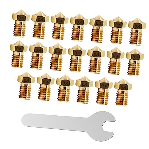 Anneome 1 Satz 20 Stück Zubehör für den 3D-Druck nozzle set D Drucker Düse Extruder Düse Düsenreparatur Messing Düse Messingdüse für 3D-Drucker Zubehör für 3D-Drucker Extruderdüse Anneome 1 Satz 20 Stück Zubehör für den 3D-Druck nozzle set D Drucker Düse Extruder Düse Düsenreparatur Messing Düse Messingdüse für 3D-Drucker Zubehör für 3D-Drucker Extruderdüse von Anneome