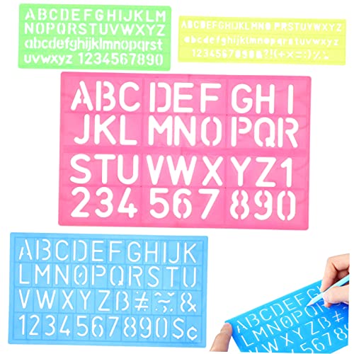 Anneome 4Stücke Kleine Buchstabenschablonen Wiederverwendbare Sprühschablonen Vielseitig Einsetzbar Für DIY Kunsthandwerk Und Wanddekoration Malwerkzeuge Anneome 4Stücke Kleine Buchstabenschablonen Wiederverwendbare Sprühschablonen Vielseitig Einsetzbar Für DIY Kunsthandwerk Und Wanddekoration Malwerkzeuge von Anneome
