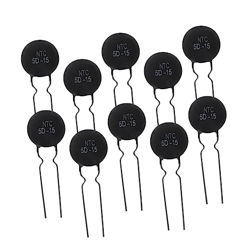 Anneome 60 Stk Thermistor Verhinderer Leitfähig 10 Ohm Widerstand Einschaltstromschutz Einschaltstrombegrenzer Ntc Begrenzer Temperatursensoren Feuerlöscher Synthetische Membran Black von Anneome