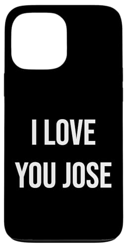 Hülle für iPhone 13 Pro Max Ich liebe dich Jose von Anniversary Name Designs